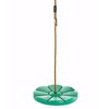 Swingan Cool Disc Swing With Adjustable Rope - Fully Assembled - Green SWDSR-GN